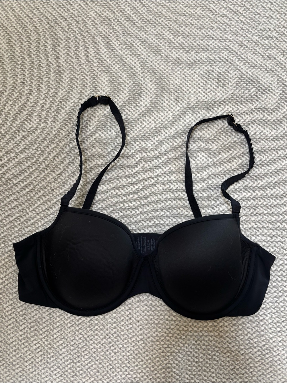 ThirdLove 34C½ Bras Black & Nude Set of 2 Underwire T-Shirt Bras